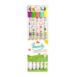 spring smencils – hb #2 scented pencils, 5 count, gifts for kids, school supplies, classroom rewards, easter basket stuffers