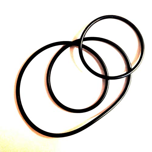 NEW 2 DRIVE BELT SET For ELMO FP8-C FP-C Dual 8mm Super 8 Film Projector