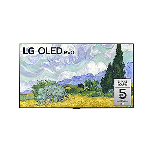 LG OLED G1 Series 55” Alexa Built-in 4k Smart OLED evo TV, Gallery Design, 120Hz Refresh Rate, AI-Powered, Dolby Vision IQ and Dolby Atmos, WiSA Ready (OLED55G1PUA, 2021)