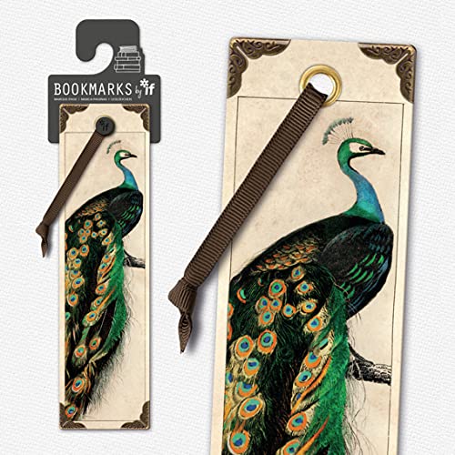 Vintage Bookmarks - Peacock