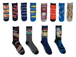 hyp friends television series men’s 12 days of socks in advent gift box