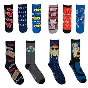 Hyp Friends Television Series Men's 12 Days of Socks in Advent Gift Box