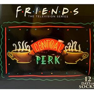 Hyp Friends Television Series Men's 12 Days of Socks in Advent Gift Box