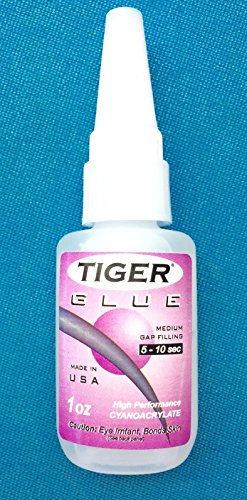 Tiger Glue for Tip Repair and Replacement 1 Ounce Bottle