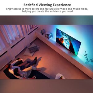 TV LED Backlight Kit and HDMI Sync Box, led tv Backlight for 65 inch TV, sync with Music, tv and Games can tv Lights That Change with tv, Smart Phone app Control, LED for Bedroom, TV, Room DIY LED