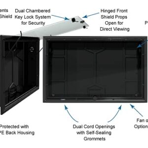 The TV Shield 30-32" Anti-Glare Outdoor TV Enclosure, (2nd Generation), Fits 30-32" Television