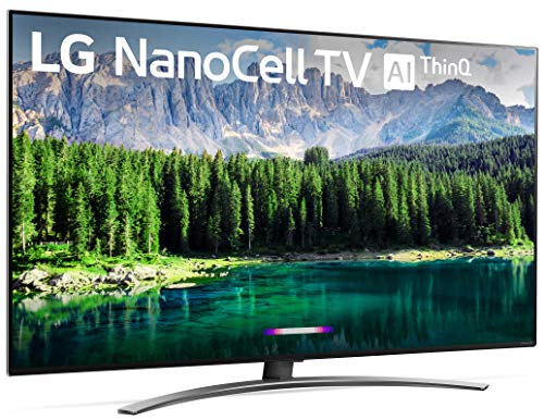 LG 55SM8600PUA Nano 8 Series 55" 4K Ultra HD Smart LED NanoCell TV (2019), Black
