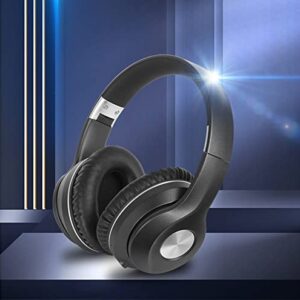 ZXQ H6 Over Ear Bluetooth Wireless Headphones, Headband Wireless Headset, Wireless Gaming Headset,Bluetooth Headphone for Gammer,70 Hours Playtime Deep Bass Foldable Soft Earmuffs (Space Grey)