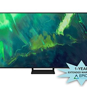 SAMSUNG QN65Q70AA 65" Class UHD High Dynamic Range QLED 4K Smart TV with an Additional 1 Year Coverage by Epic Protect (2021)