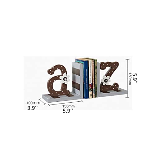 Book Ends Alphabet Shaped Wooden Bookends American Creativity Book Ends Support Holder Desk Stands Bookend Home Office Stationery Bookends