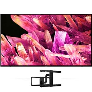 Sony XR65X90K 65" 4K Smart BRAVIA XR HDR Full Array LED TV with a Sanus VLF525-B1 Full-Motion Premium Series Mount for 50"-82" Flat Screen TV's (2022)