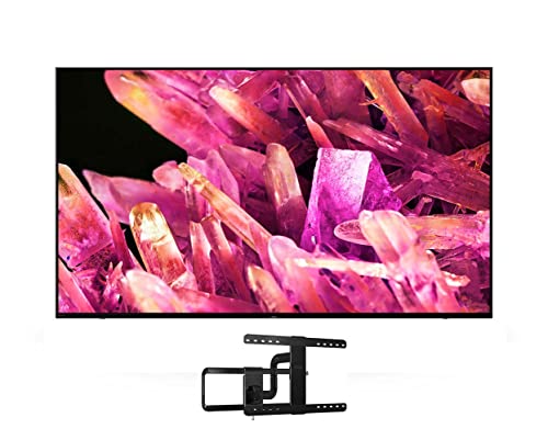 Sony XR65X90K 65" 4K Smart BRAVIA XR HDR Full Array LED TV with a Sanus VLF525-B1 Full-Motion Premium Series Mount for 50"-82" Flat Screen TV's (2022)