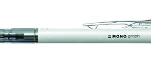 Tombow Mechanical Pencil, Monograph 0.5mm, White (DPA-134A)