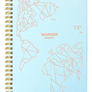 Lamare Travel Journal For Women - Cute Travel Notebook, Bucketlist, Roadtrip & Vacation Planner – Great and Fun Travel Planner Gift, Undated Travel Diary and Travel Planner Organizer for Women