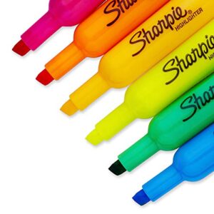 SHARPIE Tank Style Highlighters, Chisel Tip, Assorted, Box of 12