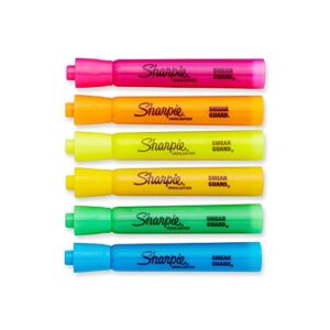 SHARPIE Tank Style Highlighters, Chisel Tip, Assorted, Box of 12