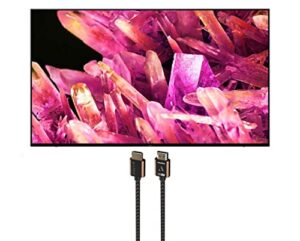 sony xr65x90k 65″ 4k smart bravia xr hdr full array led tv with an austere 3s-4khd2-2.5m iii series 4k hdmi 2.5m cable (2022)