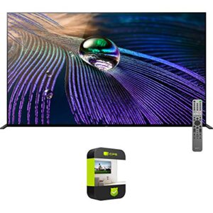 sony xr55a90j 55 inch oled 4k hdr ultra smart tv bundle with 1 yr cps enhanced protection pack