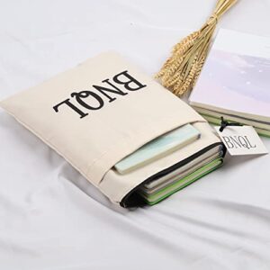 BNQL Book Sleeve for Book Lovers Book Cover Paperback Book Cover Protector with Zipper (Book Sleeves)