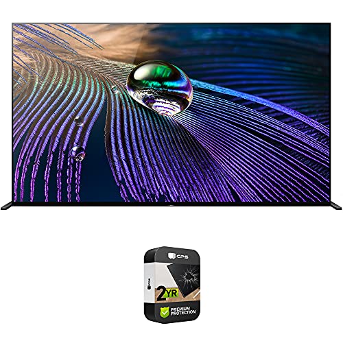 Sony XR83A90J 83-inch OLED 4K HDR Ultra Smart TV (Renewed) Bundle with Premium 2 YR CPS Enhanced Protection Pack