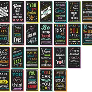 Iconikal Inspirational Motivating Thankful Mini Quote Cards, Blank Back, 200-Count