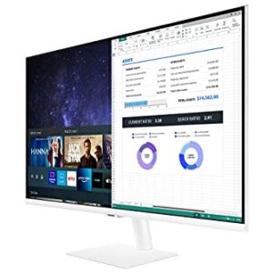 Samsung 27-Inch Class Monitor M5 Series - FHD Smart Monitor and Streaming TV (LS27AM501NNXZA, 2021 Model) (Renewed)