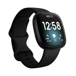 fitbit fitbit versa 3, black