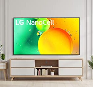 LG 50-Inch Class NANO75 Series Alexa Built-in 4K Smart TV (3840 x 2160), 60Hz Refresh Rate, AI-Powered 4K, WiSA Ready, Cloud Gaming (50NANO75UQA, 2022) (Renewed)