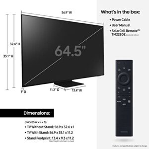 SAMSUNG 65-Inch Class Neo QLED 4K QN90B Series Mini LED Quantum HDR 32x, Dolby Atmos, Object Tracking Sound+, Anti-Glare, Ultra Viewing Angle, Smart TV with Alexa Built-In (QN65QN90BAFXZA, 2022 Model)