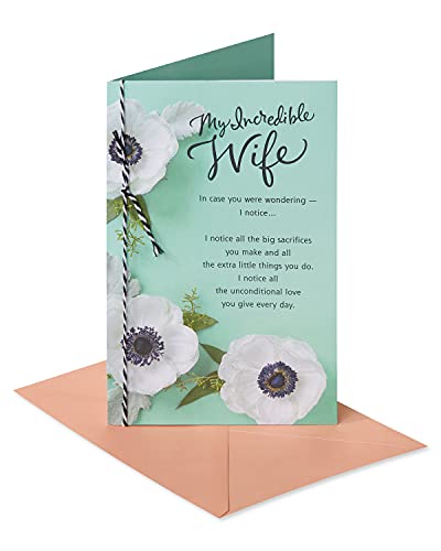 American Greetings Birthday Card for Wife (My Incredible Wife)