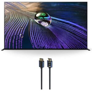 Sony XR83A90J 83" A90J Series HDR OLED 4K Smart TV with an Austere 5S-4KHD1-2.5M 5-Series 2.5m aDesign HDMI Cables WovenArmor (2021)