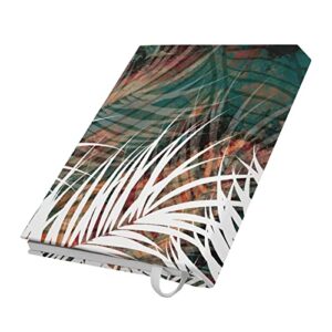 TODIYADDU Reeds grass Book Sleeve Book Covers Book Protector Custom Decor Soft Stretchable Book Covers for Textbooks for Girl Boy Teen Adult Book Lover Teacher