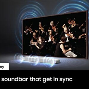 SAMSUNG HW-S60B 3.1ch Soundbar w/Dolby Atmos, DTX Virtual:X Q Symphony, Adaptive Sound, Game Mode, Bluetooth Connection, 2022