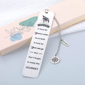 Class of 2023 Graduation Gifts for Her Him Inspirational Bookmark Gifts for Women Men Senior Grad Gift 2023 High School College Nurse Student Graduation Personalized Bookmark for Boy Girl Son Daughter