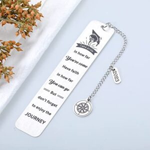 Class of 2023 Graduation Gifts for Her Him Inspirational Bookmark Gifts for Women Men Senior Grad Gift 2023 High School College Nurse Student Graduation Personalized Bookmark for Boy Girl Son Daughter