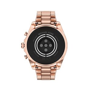 Michael Kors Gen 6 Bradshaw Stainless Steel Smartwatch Fitness Tracker , Rose Gold Tone-MKT5133V