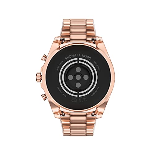 Michael Kors Gen 6 Bradshaw Stainless Steel Smartwatch Fitness Tracker , Rose Gold Tone-MKT5133V