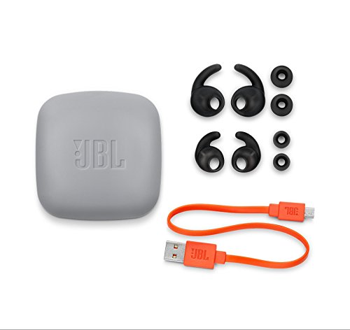 JBL Reflect Contour 2 Wireless Sport in-Ear Headphones with Three-Button Remote and Microphone - White