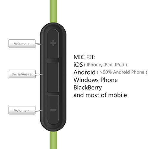 Geekria QuickFit Audio Cable with Mic Compatible with Skullcandy c, Hesh3, Crusher Evo Cable, 3.5mm Aux Replacement Stereo Cord with Inline Microphone and Volume Control (4 ft/1.2 m)