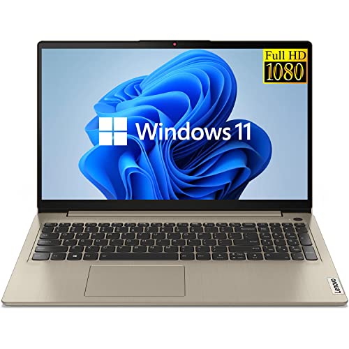 2022 Newest Lenovo IdeaPad 3i Laptop, 15.6" FHD Anti-Glare Display, Intel Core i3-1115G4 Processor, Intel UHD Graphics, 8GB DDR4 RAM, 256GB PCIe SSD, Fingerprint Reader, Windows 11