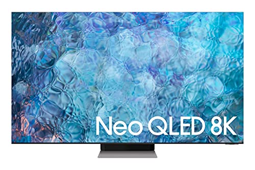 SAMSUNG 85-inch Class QN900A Series – Neo QLED 8K Smart TV with Alexa Built-in (2021 Model) HW-Q950A 11.1.4ch Soundbar with Dolby Atmos/DTS:X Alexa Built in(2021), Black