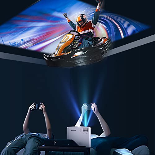 Projector, Native 1080P 5G WiFi Projector, Giaomar 7000 Lumens Portable Projector with Bluetooth Full HD Home Theater Projector, Compatible with Smartphone/PC/TV Stick/USB/PS4/PS5