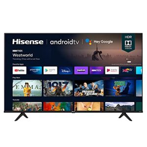 hisense 43a6g 43-inch 4k ultra hd android smart tv with alexa compatibility (2021 model)