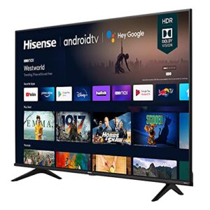 Hisense 43A6G 43-Inch 4K Ultra HD Android Smart TV with Alexa Compatibility (2021 Model)