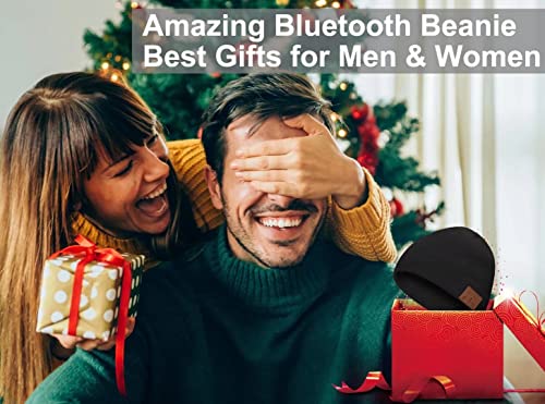 Perfect Mens Gifts Set with Bluetooth Beanie Hat, Beard Growth Kit
