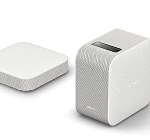 Sony LSPX-P1 Portable Ultra Short Throw Projector with WiFi/Bluetooth, Wireless HDMI Unit, Compatible with Android & iOS