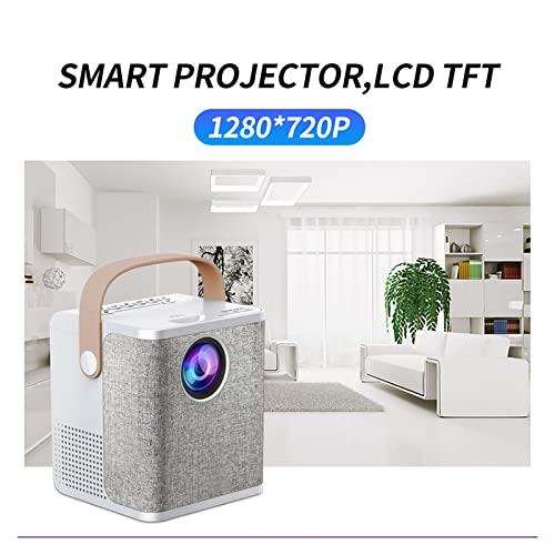Projector Full HD 1080P Mini LED Portable Projector Home Projector Projector (Size : UK Plug)