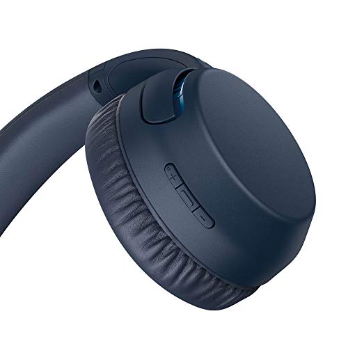 Sony WHXB700 Wireless Extra Bass Bluetooth Headset/Headphones with mic for phone call and Alexa voice control, Blue