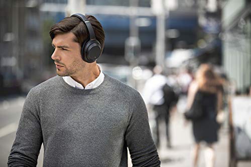 Sony WH1000XM3 Noise Cancelling Headphones, Wireless Bluetooth Over the Ear Headset – Black (2018 Version)