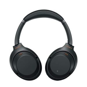 Sony WH1000XM3 Noise Cancelling Headphones, Wireless Bluetooth Over the Ear Headset – Black (2018 Version)